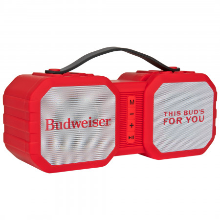 Budweiser Waterproof Rugged Bluetooth Phone Holder Speaker